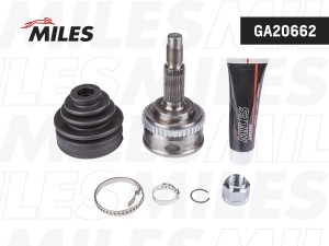 ШРУС наружный NISSAN PRIMERA P11/P12 QG18DE/AVENIR/EXPERT W11 QG18DE/SR20DE 99-/ GA20662 MILES