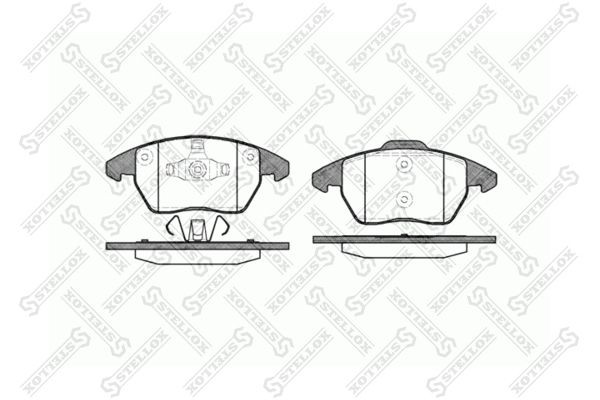 колодки дисковые п.!\ FAW, Citroen C4, Peugeot 307 2.0i/HDi 03> 1041-010-SX STELLOX