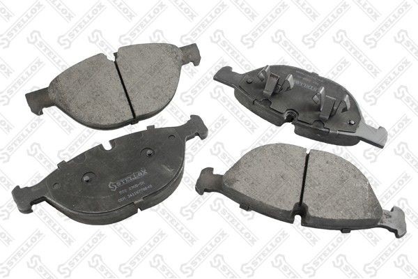 колодки дисковые перед.! с антискрип. пл.\ BMW X5/X6 3.5-5.0i/3.5D 07> 000-296B-SX STELLOX