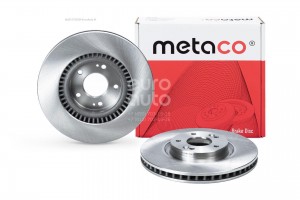 Диск тормозной передний вентилируемый 3050342 METACO