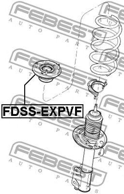 Опора амортизатора FORD EXPLORER V TUB 2011- FDSS-EXPVF FDSS-EXPVF FEBEST