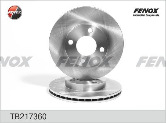 Диск тормозной Audi 80 86-91, 90 87-91, 100 76-91 TB217360 FENOX
