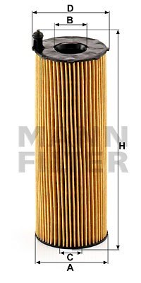 AUDI A4 [B7] (2005-2007) HU831X MANN FILTER