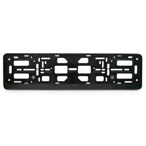 рамка под номерной знак! двусоставная,чёрная RN-15\ A07726S AVS