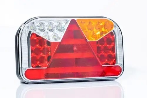 фонарь задний! RH, LED 6-функциональный, 240х140 с проводом 1м\ Universal FT170PNTLED FRISTOM