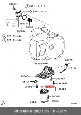 MITSUBISHI ASX (2010>) 24*2,5*29 2824A005 MITSUBISHI