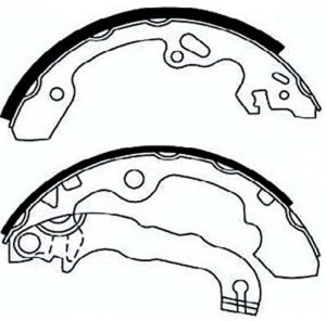 колодки барабанные!\ Ford Focus 1.4-1.8TDCi 98> BS51558 SB NAGAMOCHI
