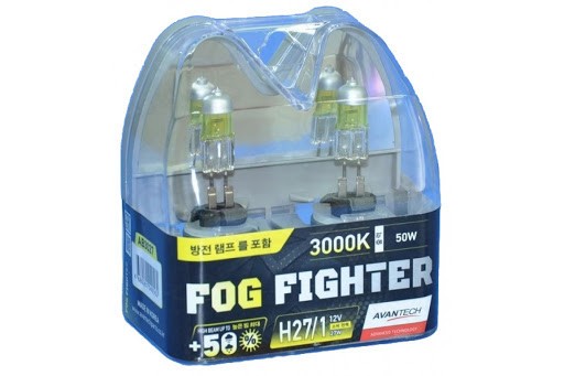 Лампа высокотемпературная Avantech H27/1 12V 27W (50W) 3000K, комплект 2 шт. AB3027 AVANTECH