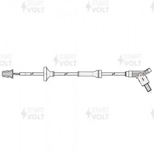 Датчик ABS для а/м VAG Golf III (91-)/Vento (91-) задн. лев./прав. (VS-ABS 1819) VSABS1819 START VOLT