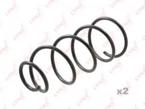 Пружина PEUGEOT 307 (02-10) CITROEN C4 (04-) подвески передней (1шт.) LYNX SC-1821 LYNXAUTO