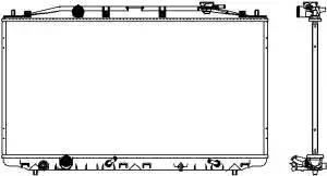 Радиатор ACURA TSX 09-12, HONDA ACCORD 08-12 30718504 30718504 SAKURA