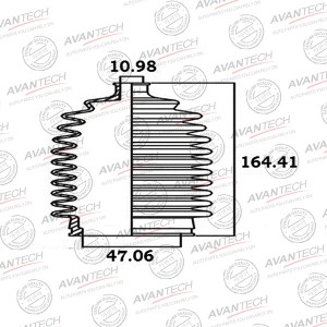 Пыльник рулевой системы Avantech BS0103 AVANTECH