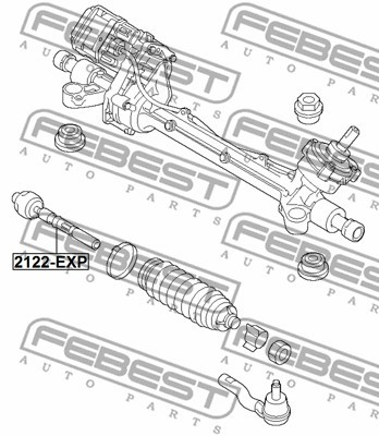 Тяга рулевая FORD EXPLORER V TUB 2011- 2122-EXP 2122-EXP FEBEST