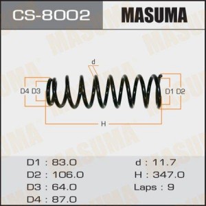 пружина задняя! H 347\ Suzuki Escudo/Grand Vitara 98> CS-8002 MASUMA