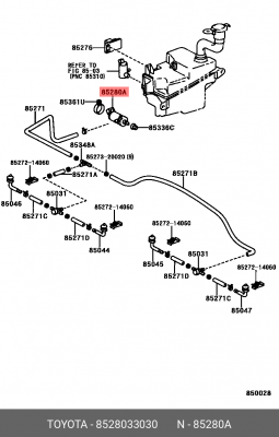 НАСОС ФОМ 85280-33030 85280-33030 TOYOTA