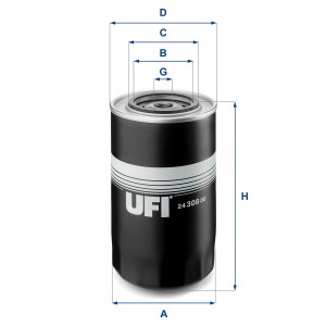 фильтр FF5039,  WK1168,  BF783,  SP880 24.308.00 UFI