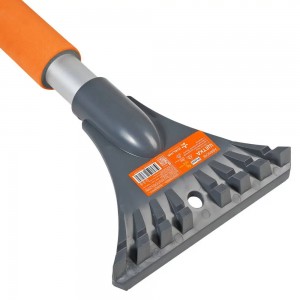 Щетка от снега и льда с эрг-ной рукояткой и мягкой щетиной Волна + скребок (85см ABRN018 AIRLINE