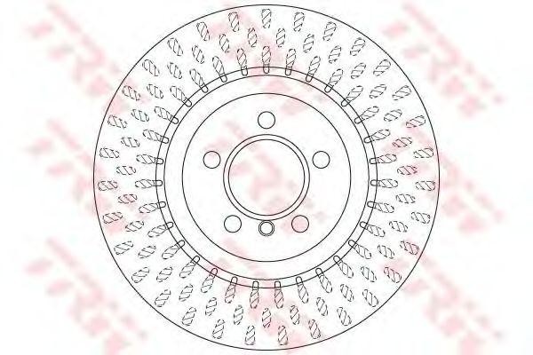 Диск тормозной LAND ROVER: RANGE ROVER III 02-12 TRW DF6506S TRW