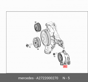 MERCEDES BENZ VIANO (639)/W203/W204 A2722000270 MERCEDES BENZ
