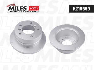 Диск тормозной (серия PRO с антикоррозионным покрытием) MERCEDES SPRINTER (2t) 9 K210559 MILES