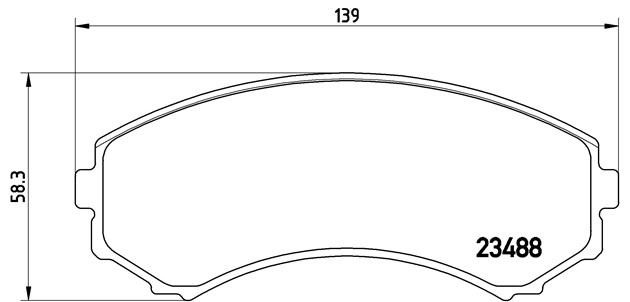 Колодки тормозные P54029 P54029 BREMBO