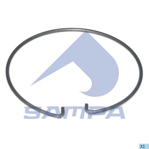 кольцо стопорное! передней ступицы \Scania 4/R-series 042333 SAMPA