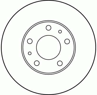 Диск тормозной передний FIAT DUCATO (230, 244) (280мм) DF2728 DF2728 TRW