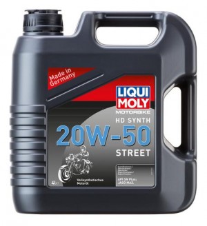 Масло моторное синтетическое для 4-т мотоц Motorbike HD Synth Street 20W-50 SL 4 3817 LIQUI MOLY