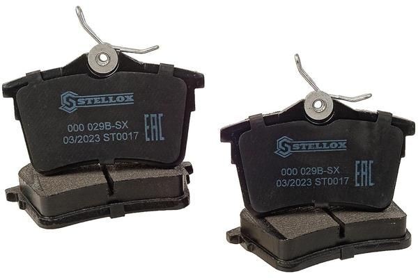 колодки дисковые задние! с антискрип. пл.\ Peugeot Partner 1.6/1.6HDi/2.0HDi 08> 000-029B-SX STELLOX