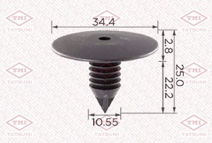 Клипса автомобильная CITROEN/PEUGEOT/RENAULT TJB1473 TJB1473 TATSUMI