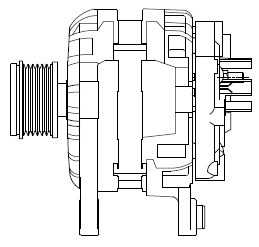 Генератор для а.м Лада Largus 20- ,X-Ray 20- 1.6i 125A LG 0925 LG0925 START VOLT