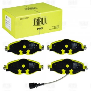 Колодки торм. для а/м Skoda Rapid (12-)/Octavia (13-) диск. перед. (датч.) (кера PF1804CR TRIALLI