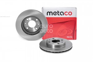 Диск тормозной передний вентилируемый 3050361 3050361 METACO