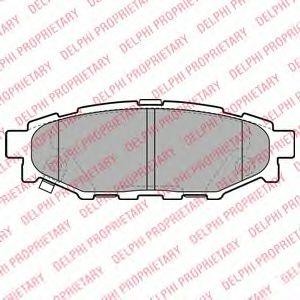 LP1999 колодки дисковые з.\ Subaru Legacy 2.0i/Outback 2.5i 03> LP1999 DELPHI