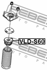Отбойник амортизатора передний ПОДХОДИТ ДЛЯ VOLVO V70 II 2000-2008 VLD-S60 VLD-S60 FEBEST