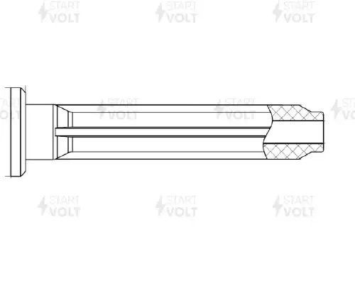 Наконечник катушки зажигания для а/м Mitsubishi Outlander III (12-) 2.0i (STC 11 STC 1101 START VOLT