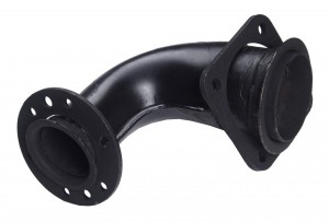 Патрубок КАМАЗ-ЕВРО приемный правый (под 6 шпилек) нержавейка MEGAPOWER 120-12-006 MEGA POWER