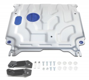 защита картера+КПП!алюминий 3 мм\Hyundai Solaris II 1.4, 1.6 17-20, Solaris 1.6  333.2369.1 RIVAL