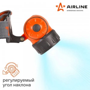 Фонарь налобный на батарейках LEDx19 (AFL-19H-08) AFL-19H-08 AIRLINE