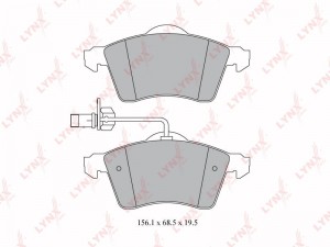 колодки дисковые передн.!\ VW Transporter 4 1.9D-2.8 90-03 BD-8027 LYNXAUTO