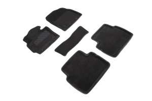 Коврик салона MAZDA CX-5 (12-17) 3D 3-х слойная конструкция черный (5 предм.) SE 83710 SEINTEX