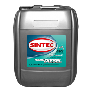 Масло моторное SINTEC TURBO DIESEL CF-4/SJ 10W40 п/синт.20л 122446 SINTEC