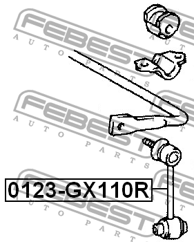 TOYOTA IS 200/300 (1999-2005) 0123-GX110R FEBEST