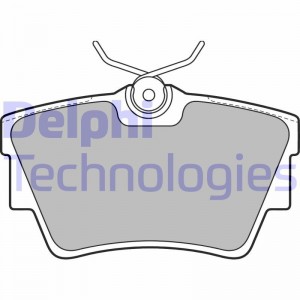 LP1745 колодки дисковые з.\ Renault Trafic, Opel Vivaro 1.9-2.5TDi 01> LP1745 DELPHI