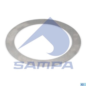 Шайба SCANIA регулировочная шкворня (h=0.1мм) SAMPA 105.176 SAMPA