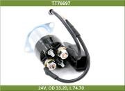 Реле стартера MAN TGL DAF дополнительное (под фишку) TESLA TECHNICS TT76697 TESLA TECHNICS