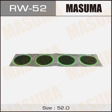 Заплатка для камер 52мм 20шт. MASUMA RW52 MASUMA