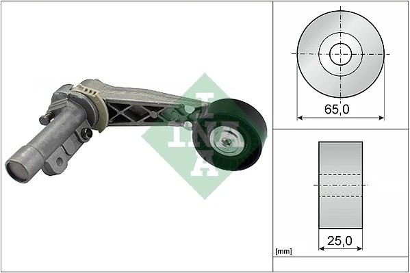 Натяжитель ремня CITROEN C4 I-II, C5 III, PEUGEOT 207, 308, 208 534031810 534 0318 10 INA