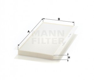 Фильтр салонный BMW X5 E53, RANGE ROVER III/IV CU5366 CU5366 MANN FILTER