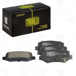 Колодки торм. для а/м FAW Besturn X40 (16-) диск. зад. (PF 2331) PF 2331 TRIALLI